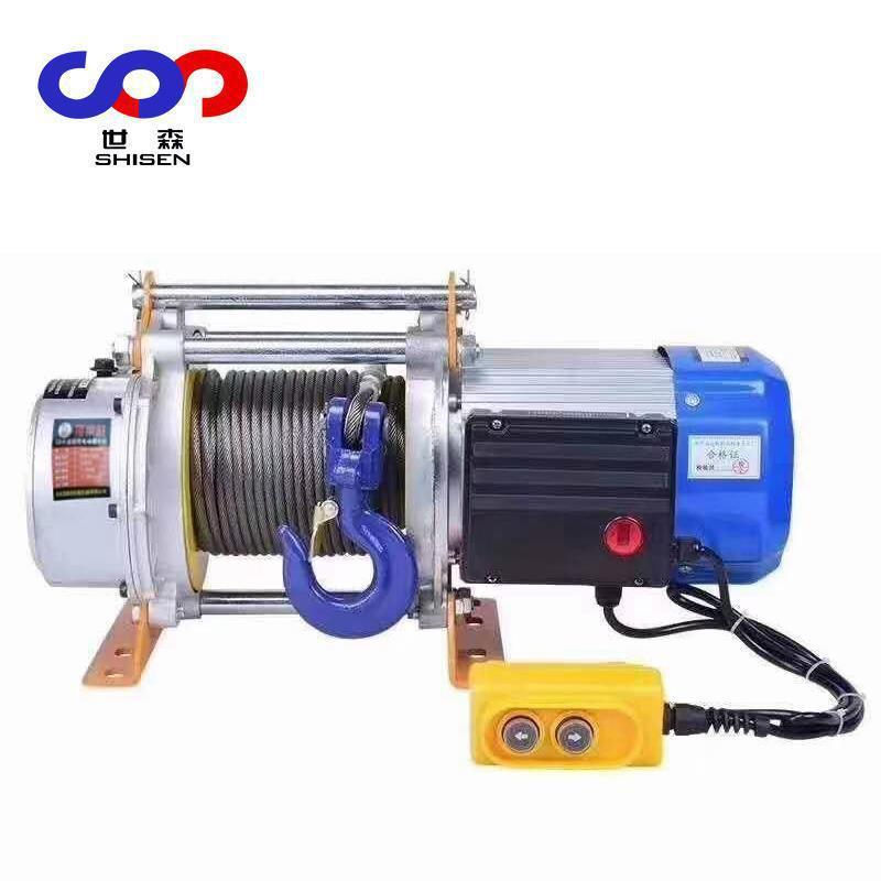 家用220V小型卷扬机车间用CD-K1型电动遥控卷扬机750-1500公斤