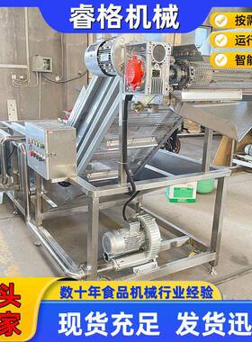 卤蛋包装袋气泡清洗机 大型不锈钢压喷淋酱菜包装袋气泡清洗机