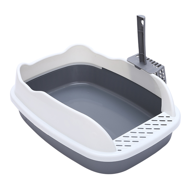 速发H清OPET猫爪侧开式猫砂盆加菲布偶小猫洁放式猫砂盆O开用品