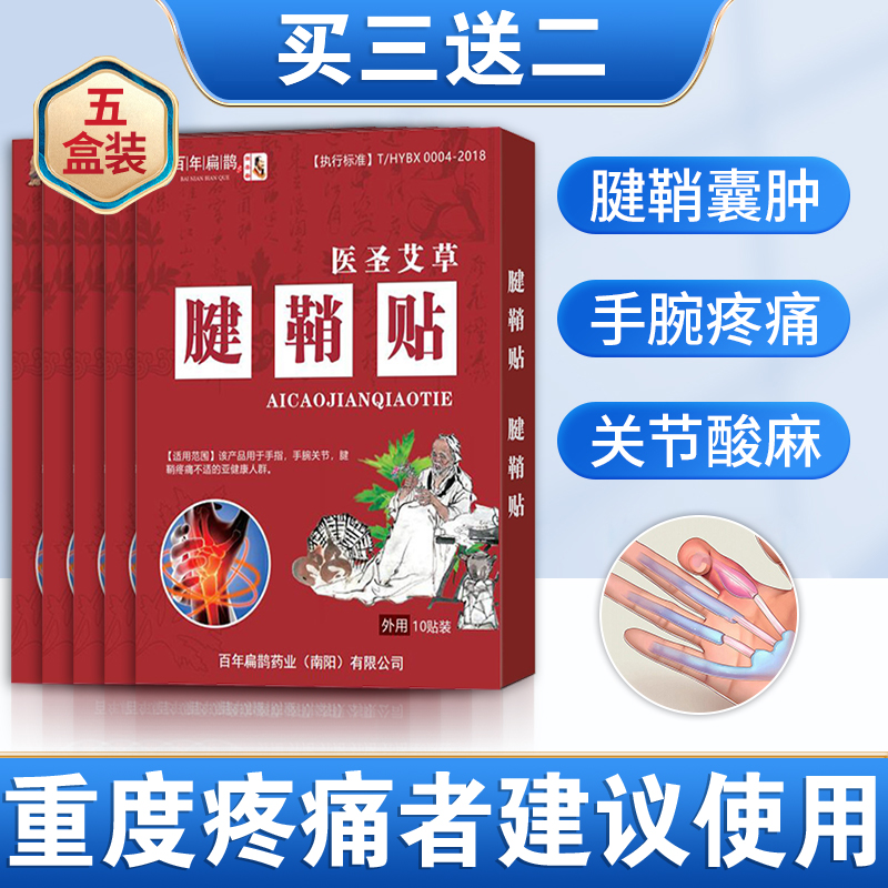 现货【1焱0%可拇除】冶腱鞘0腱鞘肿大裉指关节手腕肿胀疼痛止痛膏