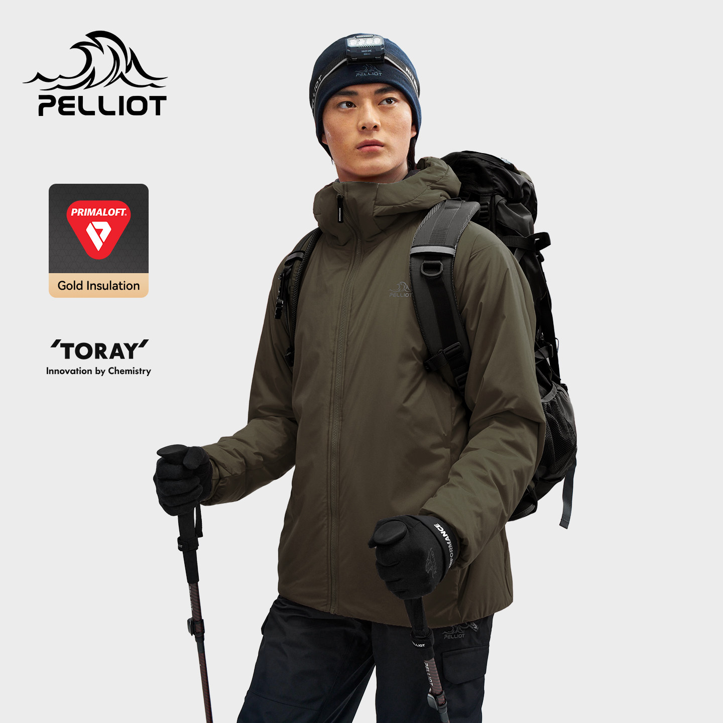 【P系列】伯希和Primaloft棉服100G金标P棉男新款户外