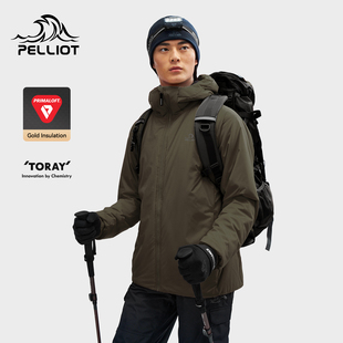 户外防风外套女 伯希和Primaloft棉服100G金标P棉男新款 P系列
