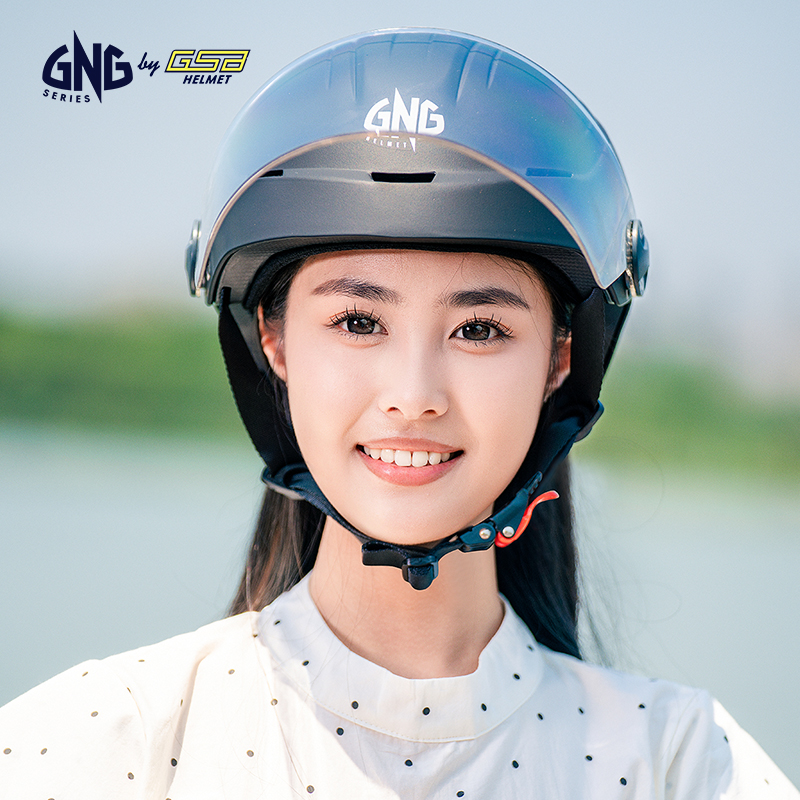 gsb旗下新电动车品牌gng夏季半盔