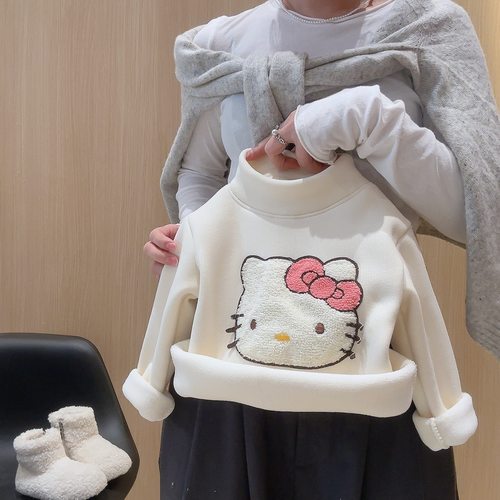 【双12福利】儿童男童女童半高领保暖内搭上衣中小童长袖打底衫AK