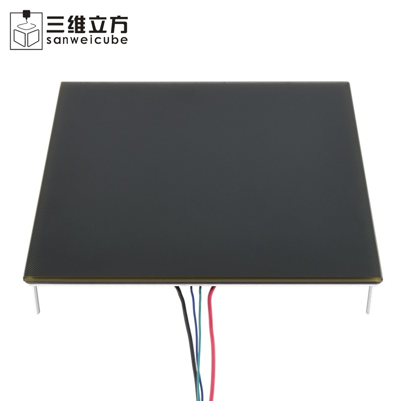 极速3d印表机配件 热床平台黑金刚玻璃板 3D打印贴膜复.合涂层晶