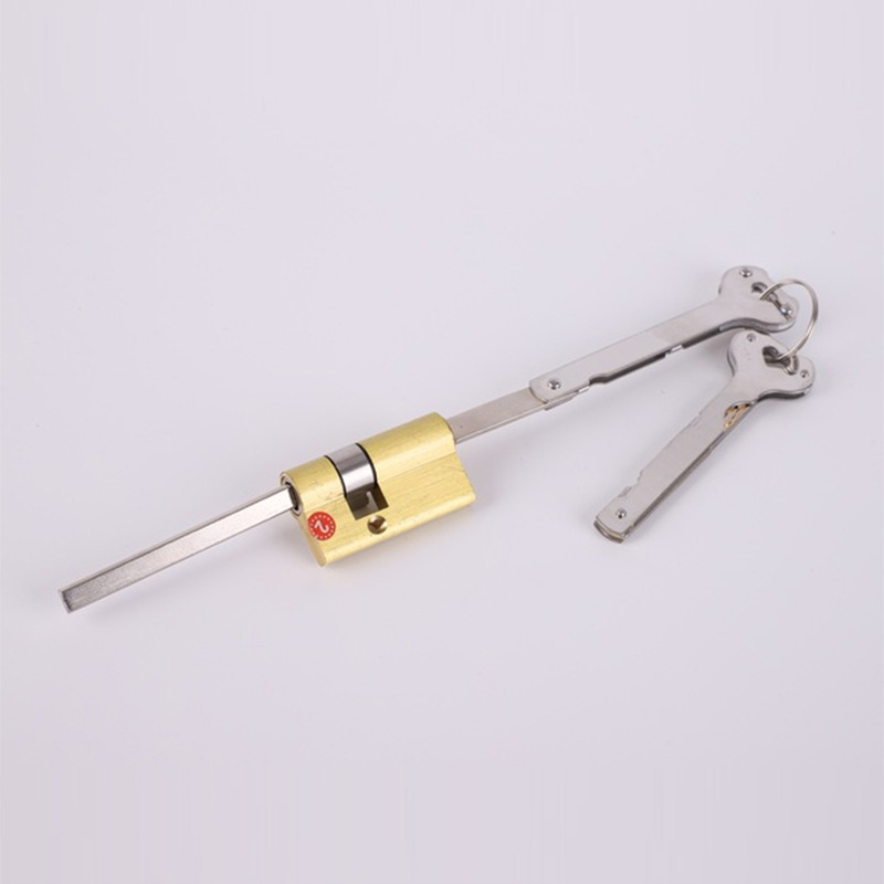 极速指纹锁锁芯半全m 自动智能锁密码锁电子锁门锁加长锁芯全铜C