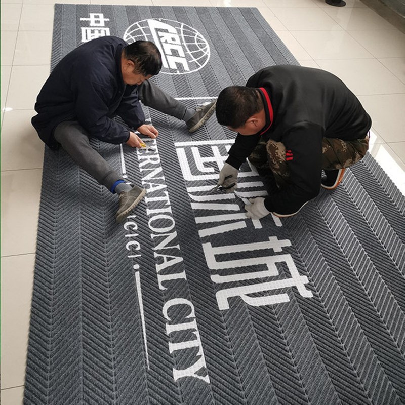 极速定制户外商用防滑地垫进门除尘刮E泥防滑吸水脚垫门厅进门LOG