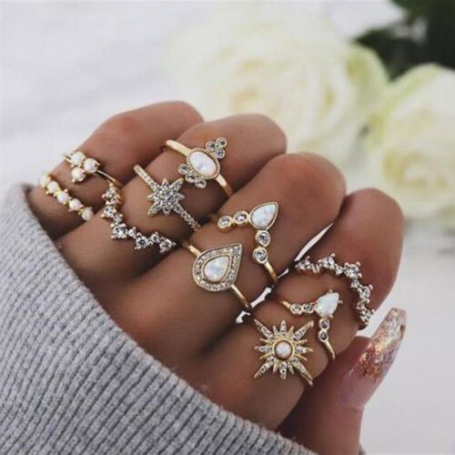 极速5pcs seti finger ring women accessory joint rings