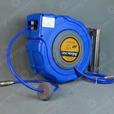 极速新品8x12气管自p动伸缩卷轴卷管器气鼓卷线器PU夹纱管卷轴气