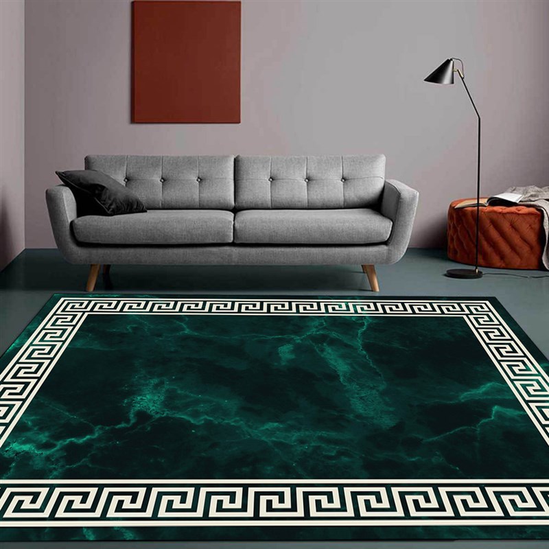 极速Carpet For Living Room Modern LuxHury Black White Yellow