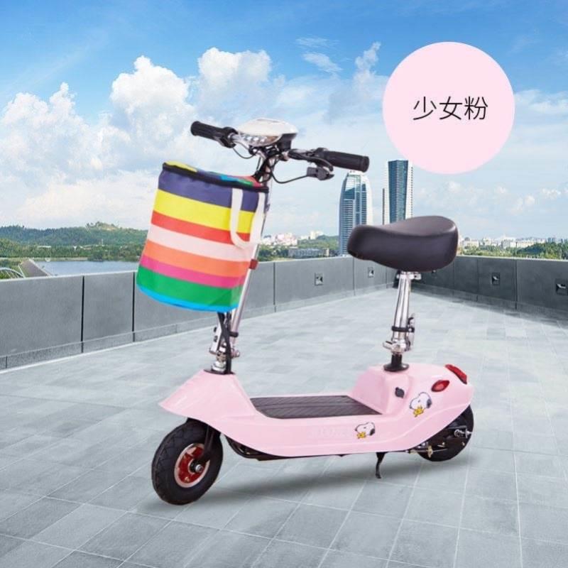 极速可折叠小型电j人动车你电动迷滑板车小型代步车成电折叠锂池C