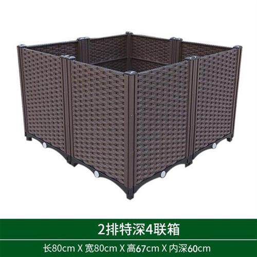 极速屋顶特大树木果树盆 高67 内深60Gcm花盆种植箱桃树 樱桃树