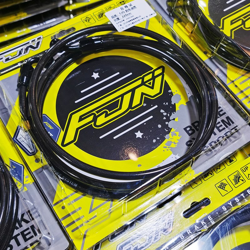 极速FJN刹车油管小牛N1SU+B M2耐高温钢喉油管UNBE九号E/N80电动