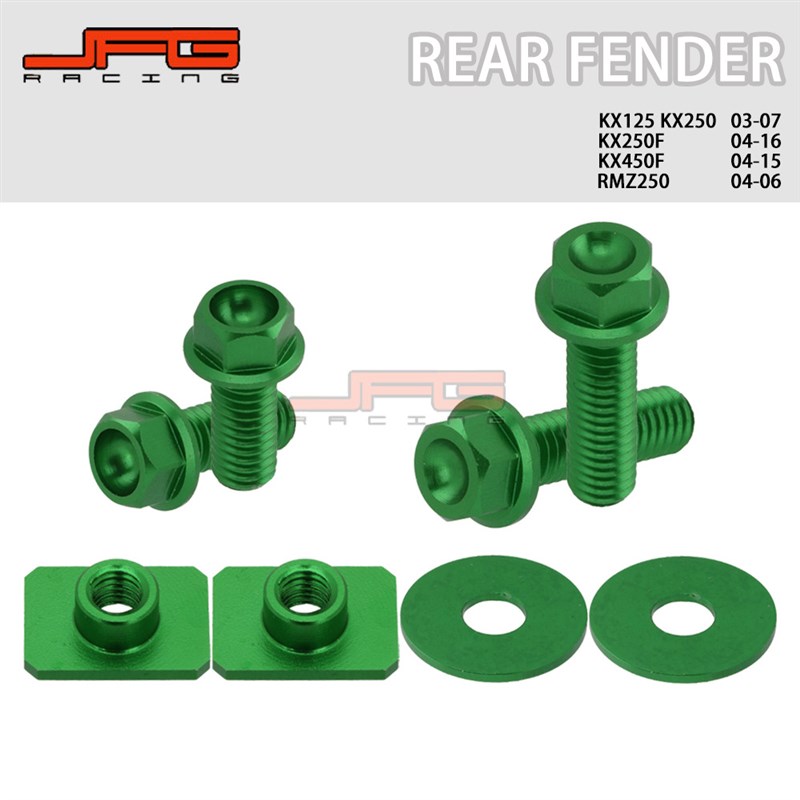 极速适用于KX125/KX250/KX450F越野摩托车改装配件后Y挡泥板塑料