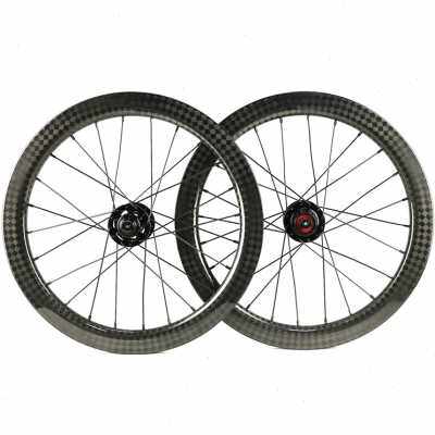 极速厂销406小轮车碳纤维轮组38框高12K公路山地套件BMX自.行车45