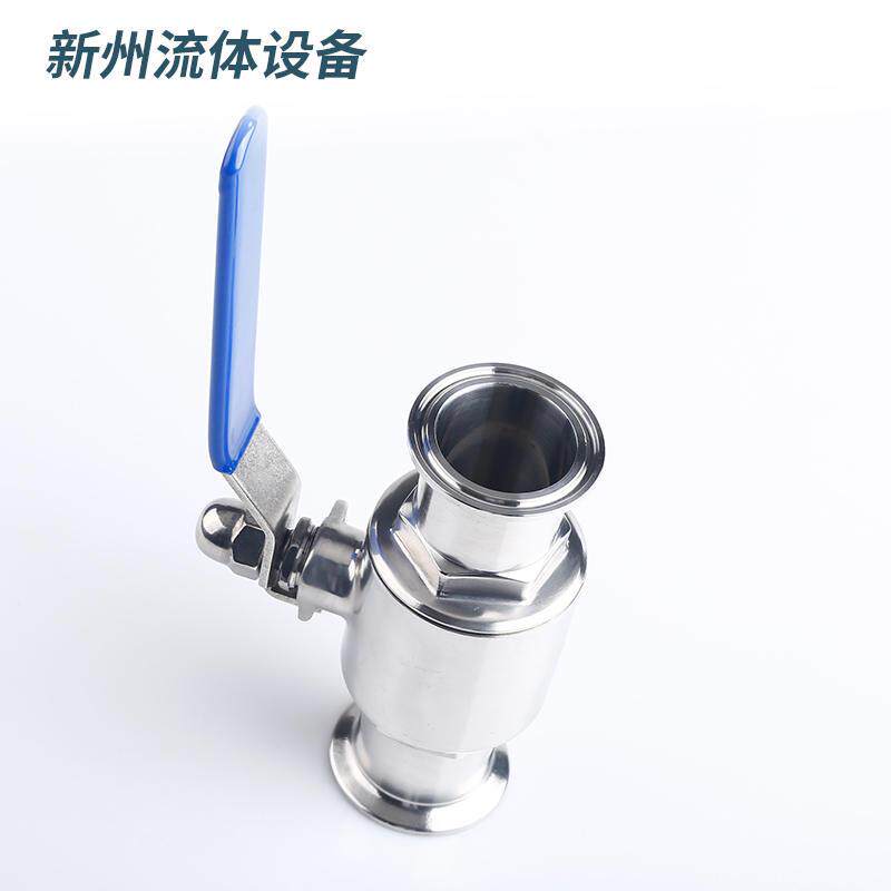 极速新品304不锈钢快装球阀卫生级手动H夹头快开式K卡箍式直通球
