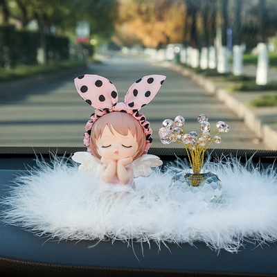 速发汽车摆件爱使车内创意装性可天神款车载个饰用品大全