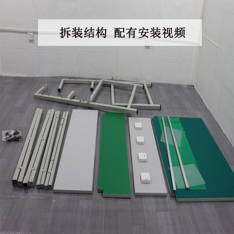 速发新款防静电工作台 工厂流水线带抽屉不锈钢打包台钳工工作台