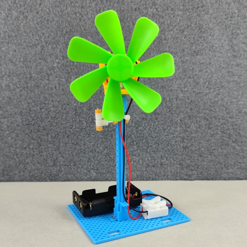 速发摇头电风扇具技小制小作发明拼装模型小学生益智玩科材料