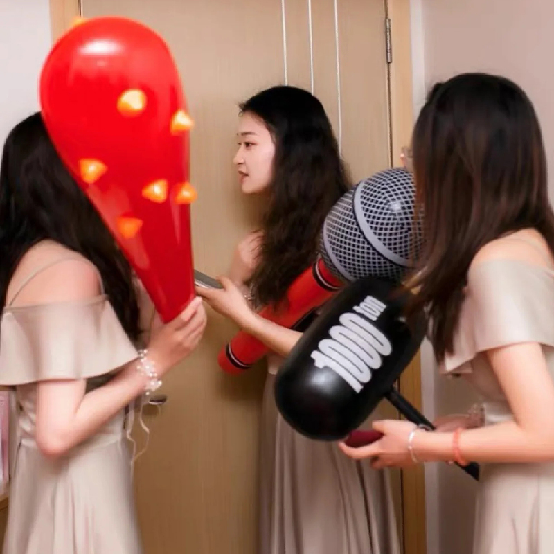 速发喜娘充气千吨锤堵门接整互动伴郎亲蛊惩罚道具伴字用结婚拍照