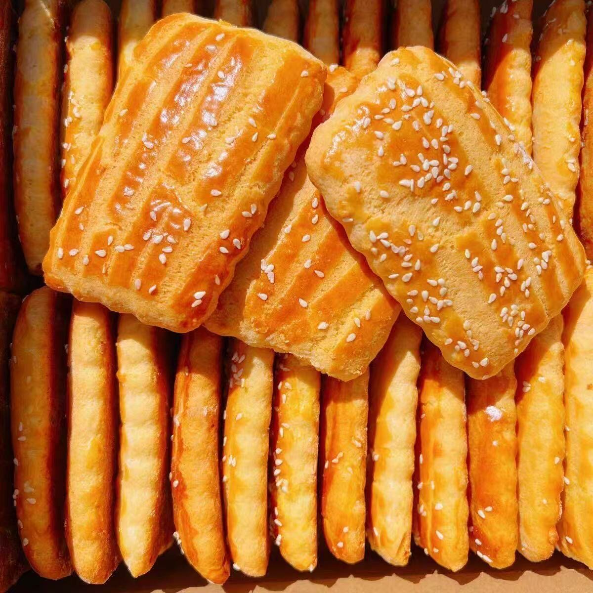 东北老式大饼干纯手工特产小吃传统小吃糕点酥饼怀旧零食早餐速食