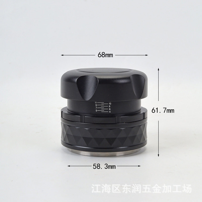 不锈钢压粉器咖啡平衡压粉锤咖啡填压器按压式粉锤压粉器51/58mm