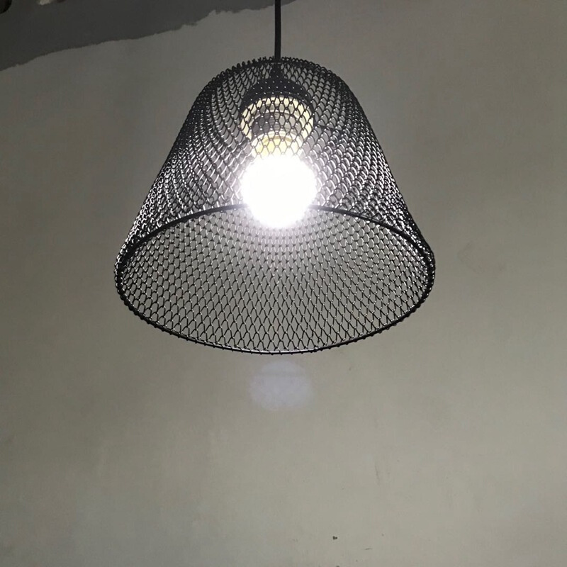 中式餐厅饭店火锅店茶楼阳台灯笼可折叠铁丝铁线吊灯餐厅吊灯