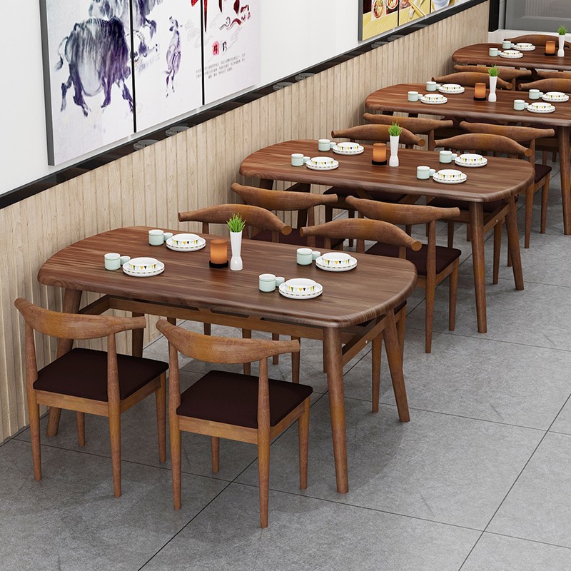 商用餐饮桌椅套装大排档面馆