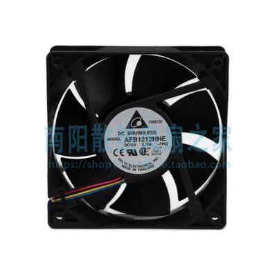 Delta/台达AFB1212HHE-TP02DC12V0.70A1203812cm散热风扇