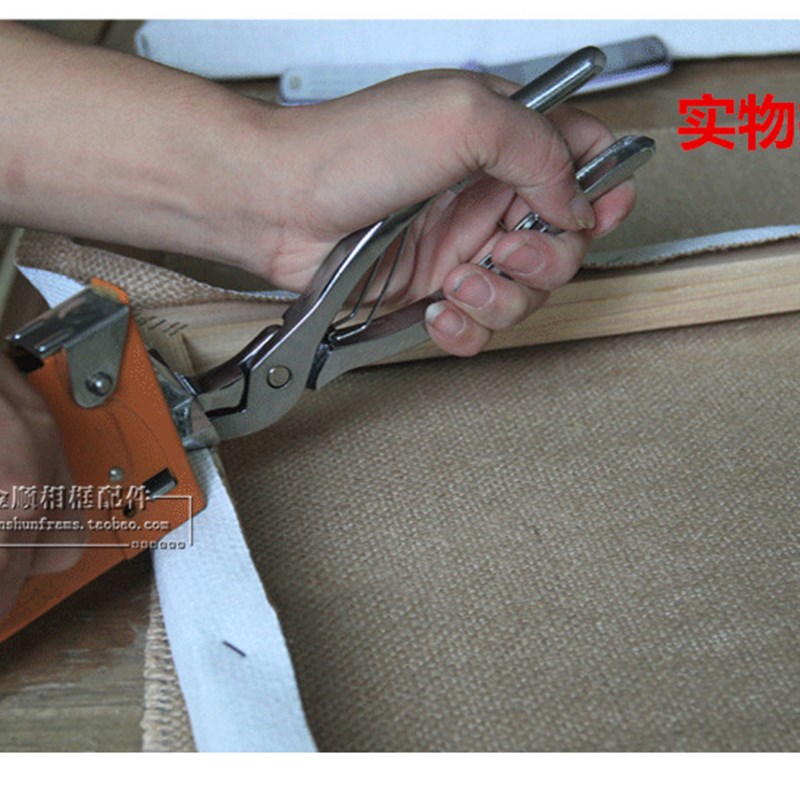 热销精致油画钳锌合金油画钳子相C框画框油画夹十字绣绷布钳绷布