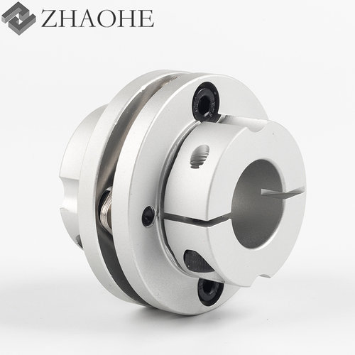 热销新品单e膜片联轴器B型台阶式法兰型膜片弹性伺服电机丝杠铝合