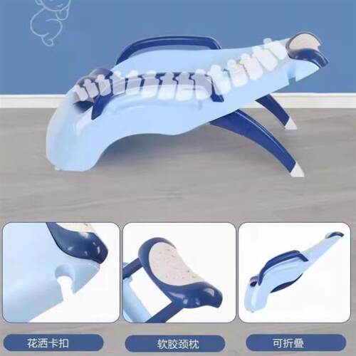 热销孩子洗头躺椅幼儿o理发店儿童洗澡伸缩洗发神器女孩家庭女童