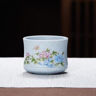宜兴紫砂主人杯品茗杯白玉段手工小茶杯单杯个人专用茶盏功夫茶具