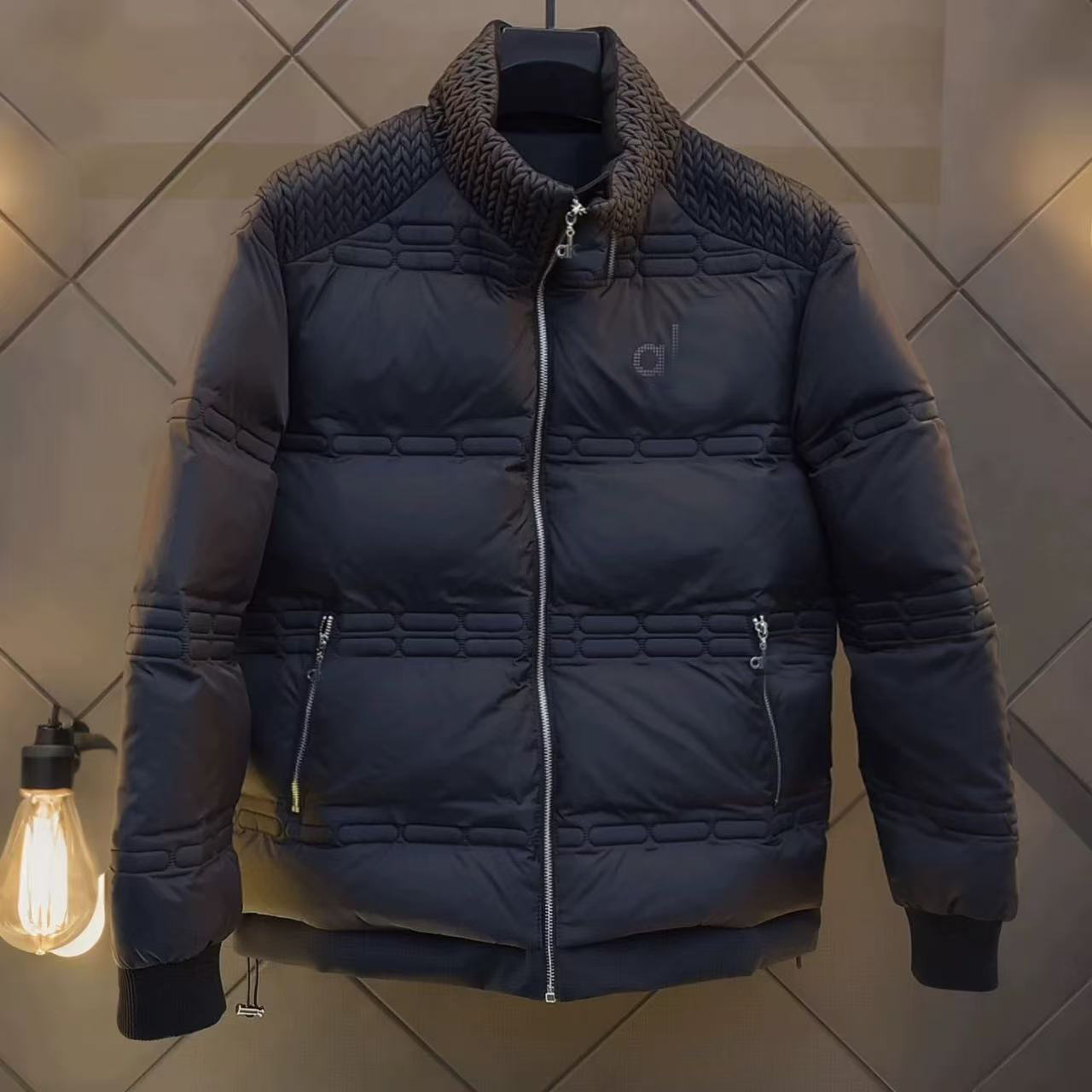 【阿媚专属-XU1216】Kar时尚休闲百搭男士棉衣翻领棉服