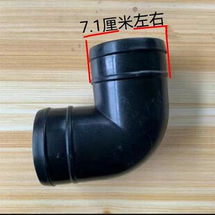 热销农用滴灌带主管道承插弯头63A 75微喷带接头滴灌配件水管软管