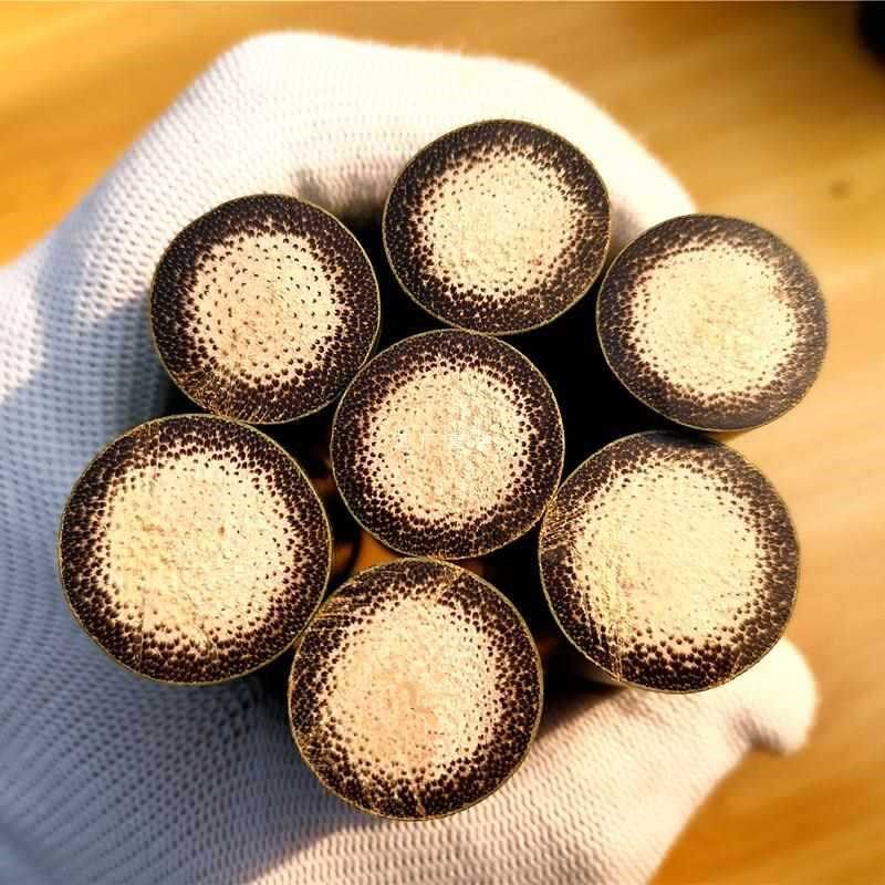 现货速发龙血金丝竹棕竹手把件文玩竹子原材毛料实心玉竹冷门盘玩