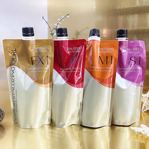 资生堂热烫烫发水定型理发店专用软化剂膏烫头发卷发药剂药水