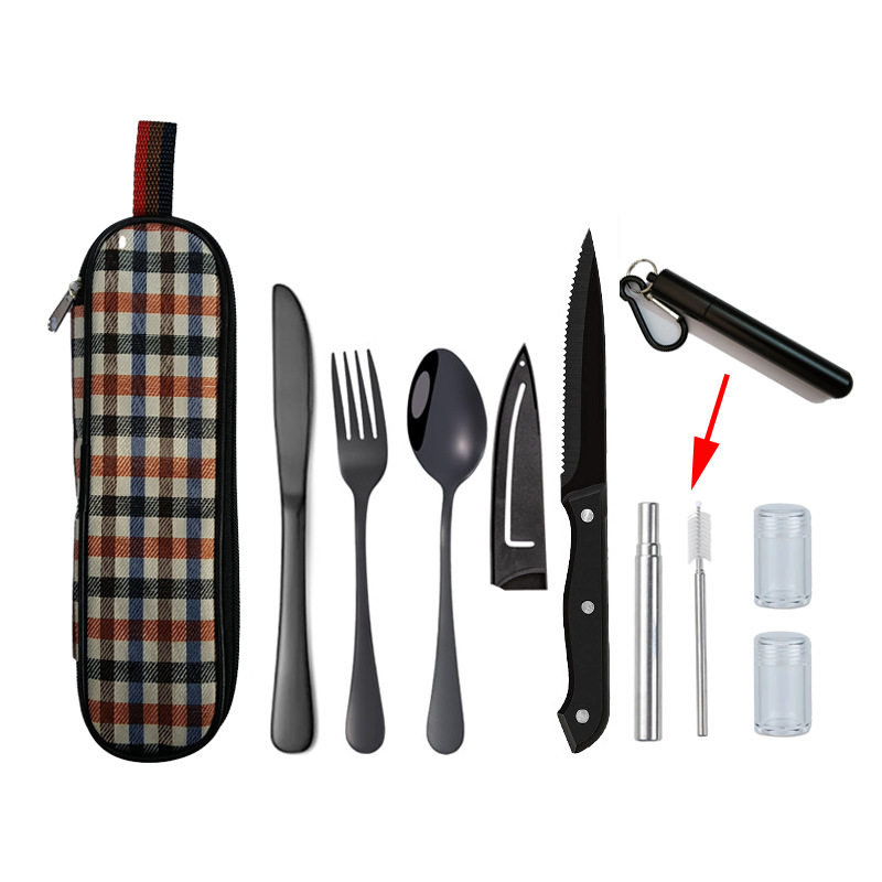 新款旅行刀叉勺餐具套装