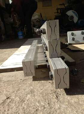 接头夹具 钢丝绳带夹 橡胶带接头铝合金夹具TGD630TGD800TGD1000