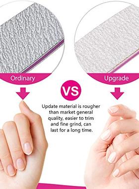 极速Nail Files 100n/180  FANDAMEI 10 Pcs Nail Files for Natu