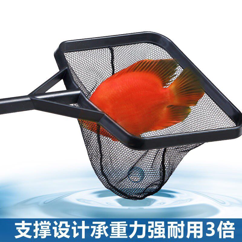 极速鱼缸捞鱼网儿童抄网鱼捞渔网可伸缩J鱼捞手抄鱼网鱼缸观赏鱼