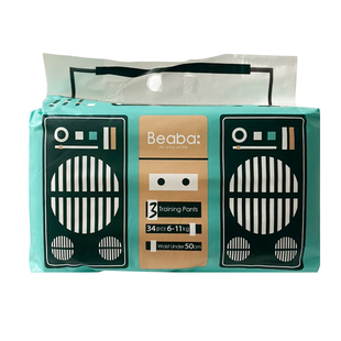 纸尿裤 极速Beaba碧芭k收音机拉拉裤 XL超薄透气XXXL尿不湿XXL夏季