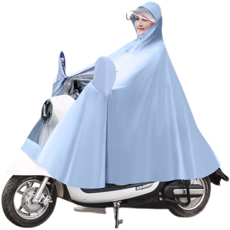 极速电动车雨衣2021新款单人女B可爱加大加厚男士通用小牛雅迪骑