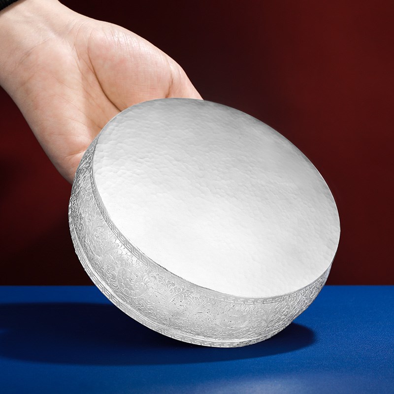 极速单个修盘S990纯银修盘手工平纹八I吉祥曼扎修盘曼扎盘基盘大