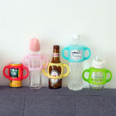 极速Baby Bottle Universal Hayndle Soft Silicone Wide Mouth G