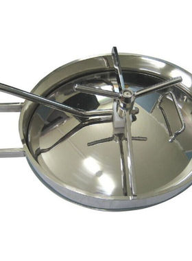 极速卫生级抛光内开式椭圆盖方形3043B16L材质YAC不锈钢人孔30433