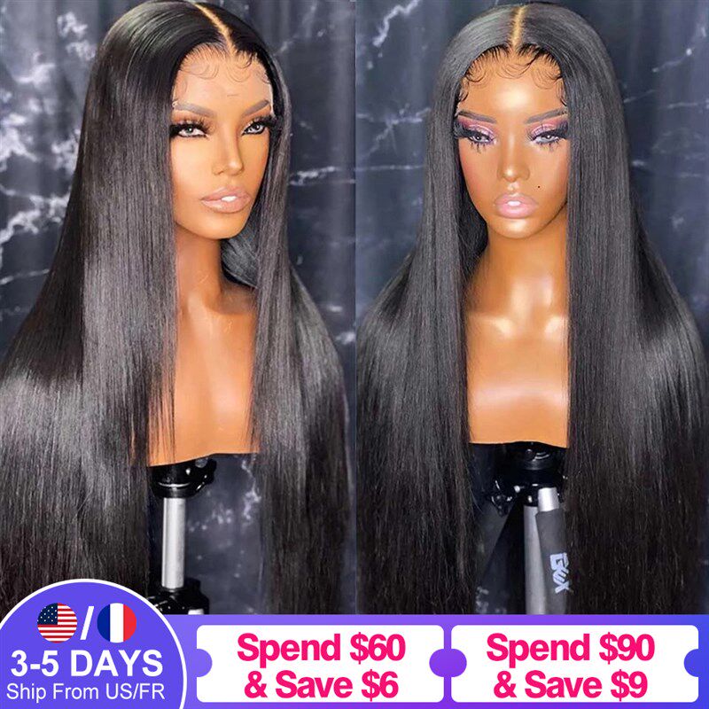 极速13x4 HD Transparent Lace Front Wigs Peruvian UStraight H