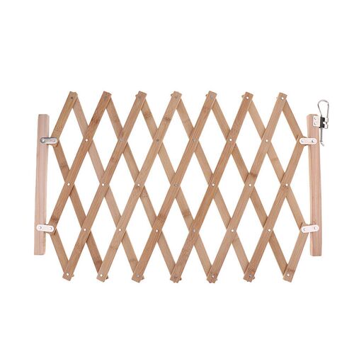 新品Foldcing Dog Gate Fence Protection Wood Door Cat Pets Ba