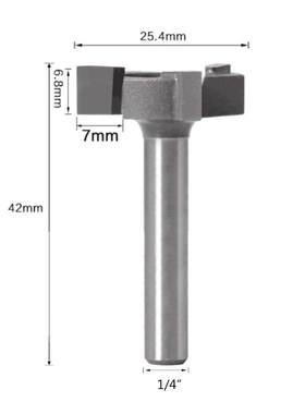 极速2021 New 1/k4 Shank 3 Flute Router Bit T-Slot Woodworki