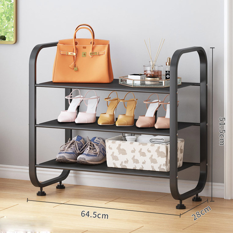 极速Moderne shoe rack balcony hallway multi-layer iron plant